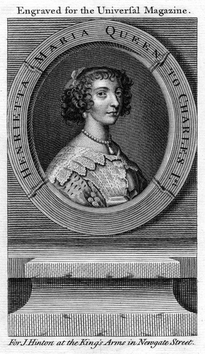 亨利埃塔·玛丽亚皇后（Queen Henrietta Maria） 作者 不明