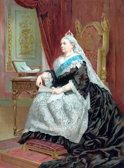 维多利亚女王1819-1901年金禧之时，1887年 作者 不明