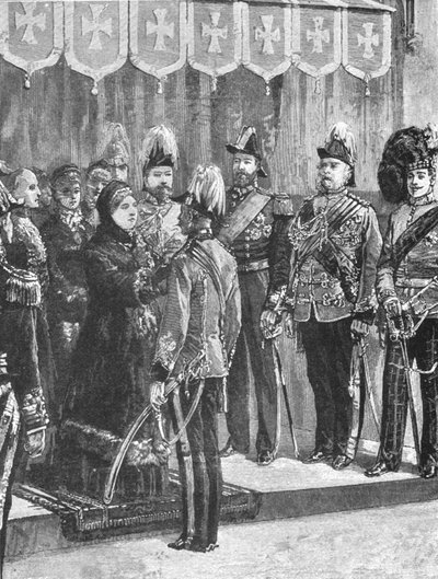 1879年12月8日，温莎，维多利亚女王装饰官... 作者 不明