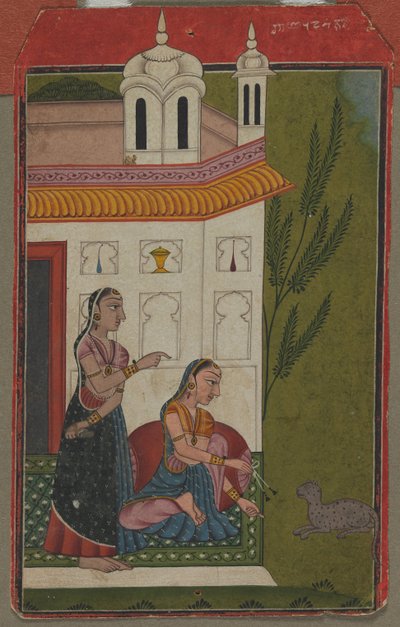 Ragini Patamanjari，c。 1740年-1750年。 作者 不明