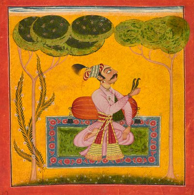 作为一种音乐模式的Raja Mandhata，约1690年。 作者 不明