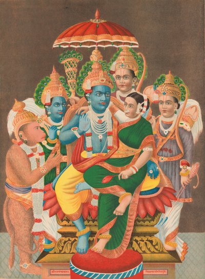Rampanchayatam Ram的集会，1878年。 作者 不明