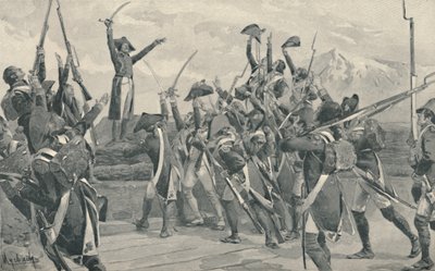 猛禽士兵誓言永不投降，1796年，1896年 作者 不明