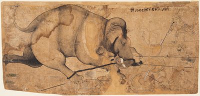 饶·拉姆·辛格（Rao Ram Singhs）的《大象消失了》，约克1700。 作者 不明