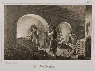 Raw Materials Processing, Metallurgy Forging precious metal, Germany, c 1851 作者 不明