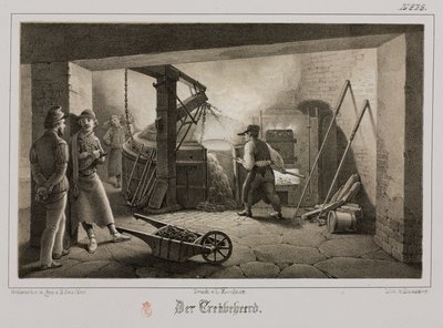 Raw Materials Processing, Metallurgy Foundry, Germany, c 1851 作者 不明