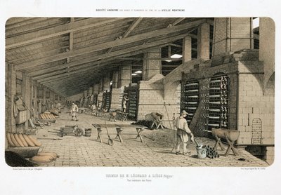 Raw Materials Processing, Metallurgy Furnaces at the zinc works, St Leonard, Liege, Belgium 作者 不明