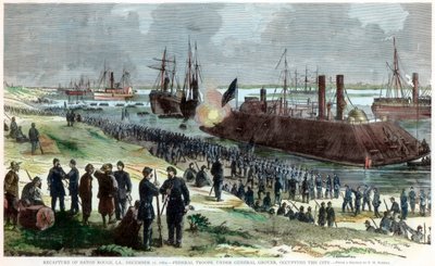 1862年12月17日美国内战，路易斯安那州巴吞鲁日（Baton Rouge）夺回 作者 不明