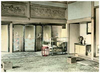 1904年，日本贵族住宅的接待室 作者 不明