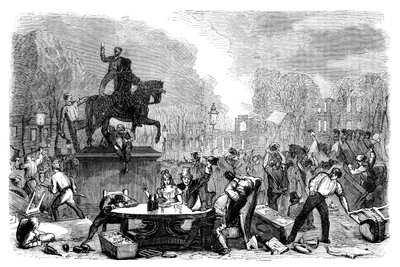 1831年c1895年在布里斯托尔皇后广场发生的暴动暴动 作者 不明