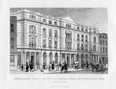 伦敦，Paternoster Row，宗教区社会资料库，十九世纪 作者 不明