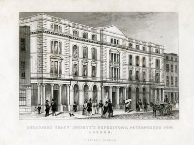 伦敦，Paternoster Row，宗教区社会资料库，十九世纪 作者 不明