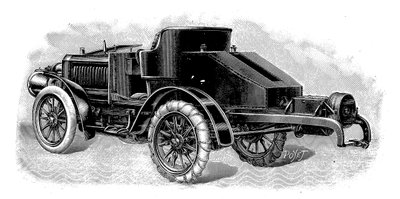 Renards牵引车，展示拖车的牵引附件，法国，1904年 作者 不明