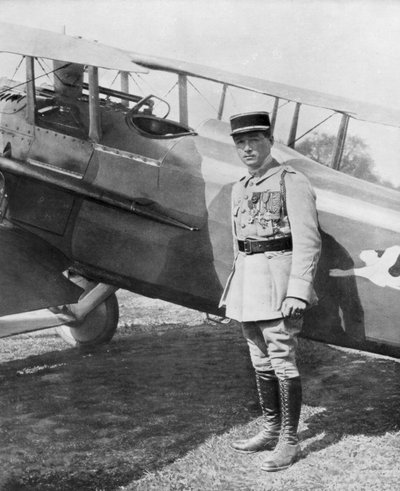 雷内·保罗·丰克（Rene Paul Fonck），法国战斗机王牌，1918年 作者 不明