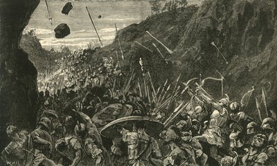 雅典人从锡拉丘兹撤退，1890年。 作者 不明