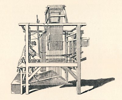 织带匠织布机，1747年，1904年 作者 不明