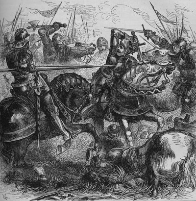 理查三世（Richard III）在博斯沃思（Bosworth），1485年8月22日，c1880 作者 不明