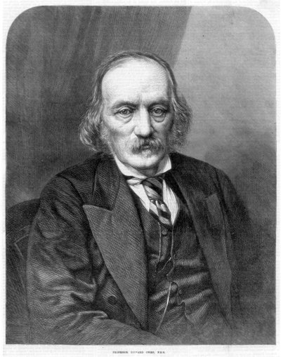 理查德·欧文（Richard Owen），英国解剖学家和古生物学家，1872年 作者 不明