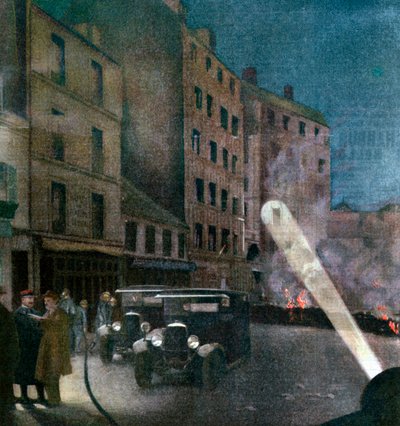 巴黎国家街暴动，1934年 作者 不明