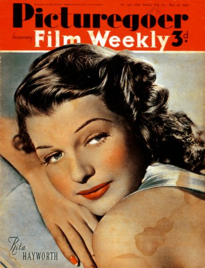 丽塔·海沃斯（Rita Hayworth）1918-1987，美国女演员，1941 作者 不明