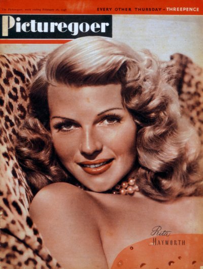 丽塔·海沃斯（Rita Hayworth）1918-1987，美国女演员，1946年 作者 不明