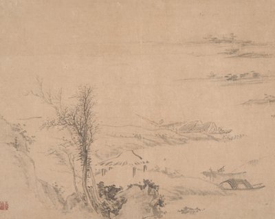 河流景象。 作者 不明