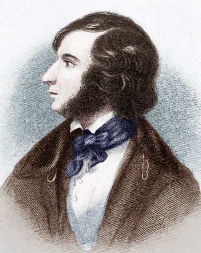 Robert Browning - portrait of the English poet and playwright 作者 不明