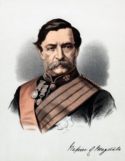 罗伯·科尼利厄斯·纳皮尔（Robert Cornelius Napier），马格达拉第一任纳皮尔男爵，英国士兵，c1880 作者 不明