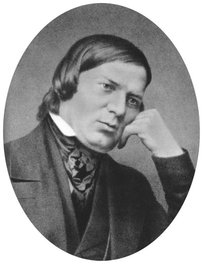 罗伯特·舒曼（Robert Schumann）1810-1856年曾是德国作曲家，音乐人和有影响力的音乐评论家 作者 不明