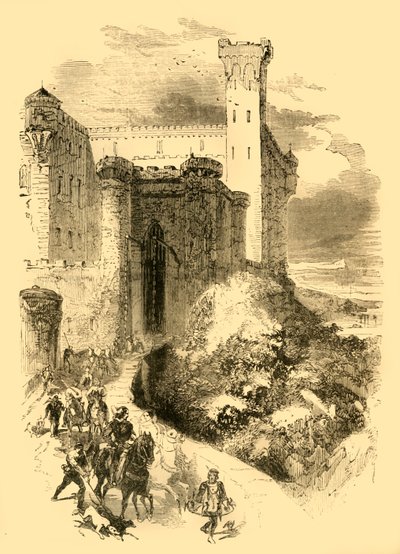 诺曼底的罗伯特（Robert of Normandy）在孔韦尔萨诺伯爵的城堡，大约1890年。 作者 不明
