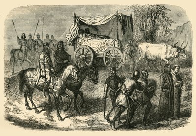 Roi Faineant梅洛芬吉人种族的皇家子弹，7世纪，1890年。 作者 不明