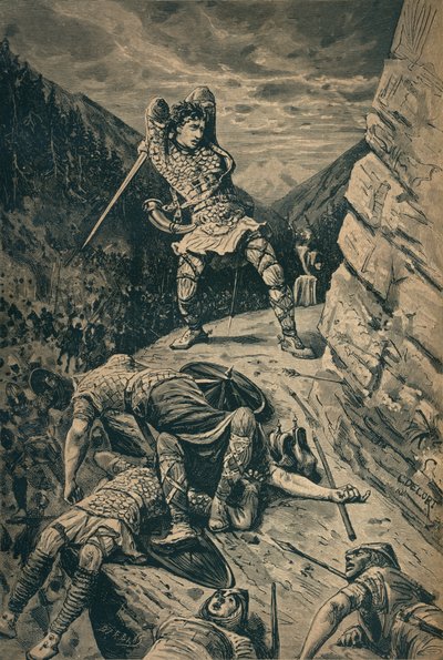 罗兰（Roland），法国国家史诗英雄，1909年 作者 Unbekannt