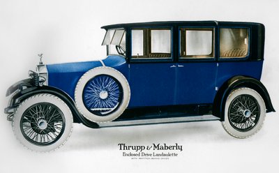劳斯莱斯（Rolls-Royce）封闭式驱动器Landaulette，在驱动器后方设有隔板，c1910-1929 作者 不明