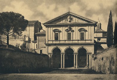 罗马-圣塞巴斯蒂安大教堂在亚庇路上，1910年 作者 不明