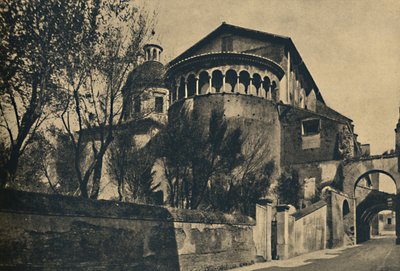 罗马-SS教堂的Clivus Scauri和近星人。乔万尼和保罗在凯莲山上，1910年 作者 不明
