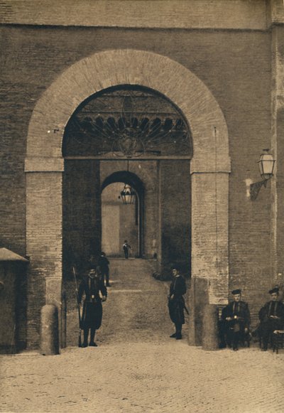 罗马-梵蒂冈宫入口，1910年 作者 不明