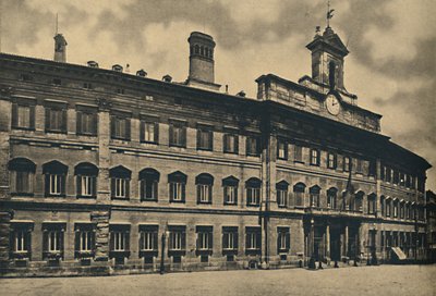 罗马-蒙泰西托里奥的皇宫，1910年。 作者 不明
