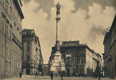 罗马-西班牙台阶，1910年 作者 不明