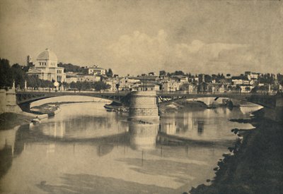 罗马-加里巴第桥，1910年。 作者 不明