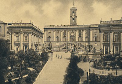罗马-国会大厦：现在位于参议员中心宫殿内，市政厅，1910年。 作者 不明