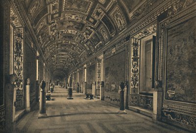 罗马--梵蒂冈宫--地理地图画廊》，1910年 作者 不明