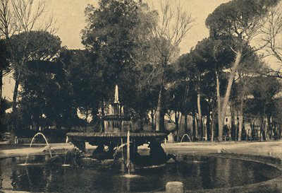 罗马-伯格斯别墅-海马喷泉，1910年 作者 不明