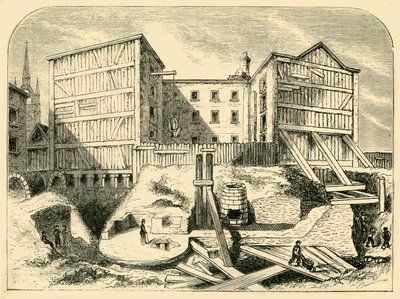 罗马遗骸在比林斯盖特（c1872）发现 作者 不明