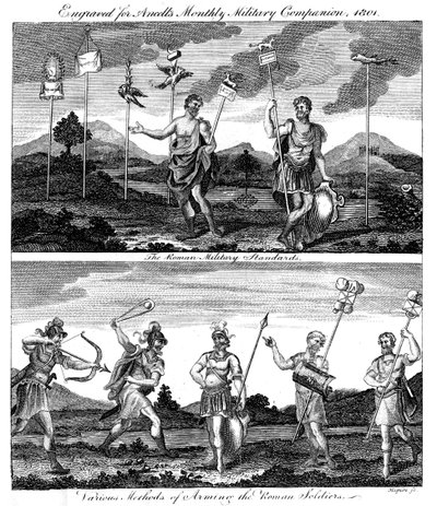 罗马士兵，1801年 作者 不明