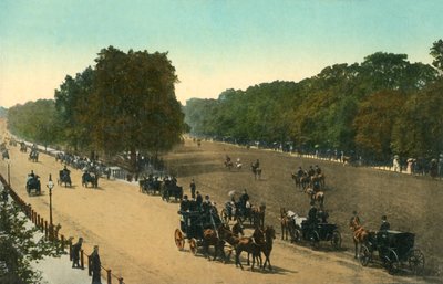腐烂的行，海德公园，伦敦，c1910。 作者 不明