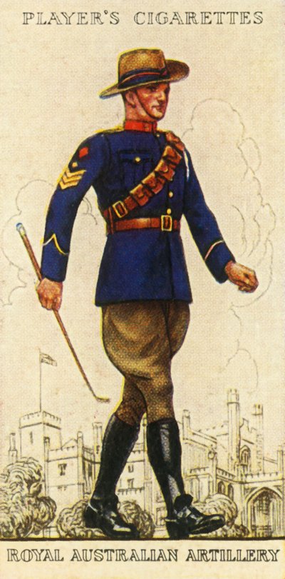 1936年，澳大利亚皇家炮兵。 作者 不明