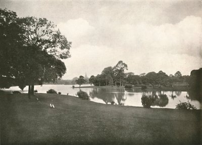 仰光皇家湖，1900年。 作者 不明