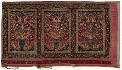 为穆罕默德·沙阿（Muhammad Shah）墙板制作的皇家圆形帐篷，带三个板A，1834-1848年。 作者 不明