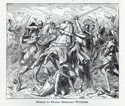 施瓦本行政区的鲁道夫（Rudolf）受伤，1882年 作者 不明