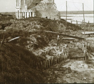 C1914-C1918沿海岸的损毁的建筑物和战es 作者 不明